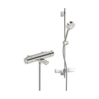 Thermostatisch Armatur Brause- Oras Nova, Aufputz, mit Brauseset mit Handbrause 3-funkcyjną, Chrom