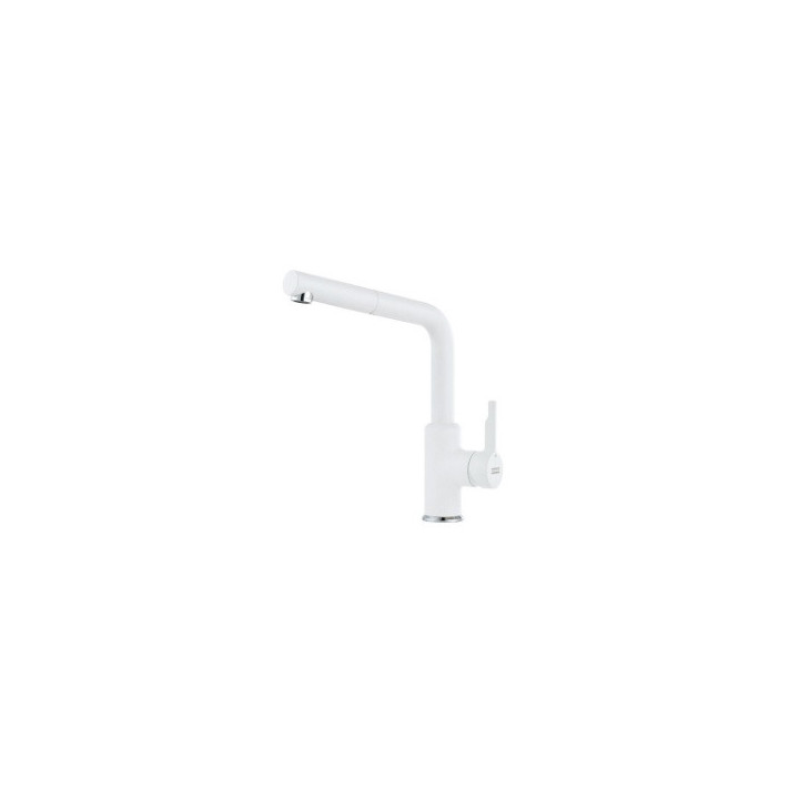 Küchenarmatur Franke Urban, Höhe 294mm, wyciągana i obracana Auslauf, Fragranit+ - Weiß polarny