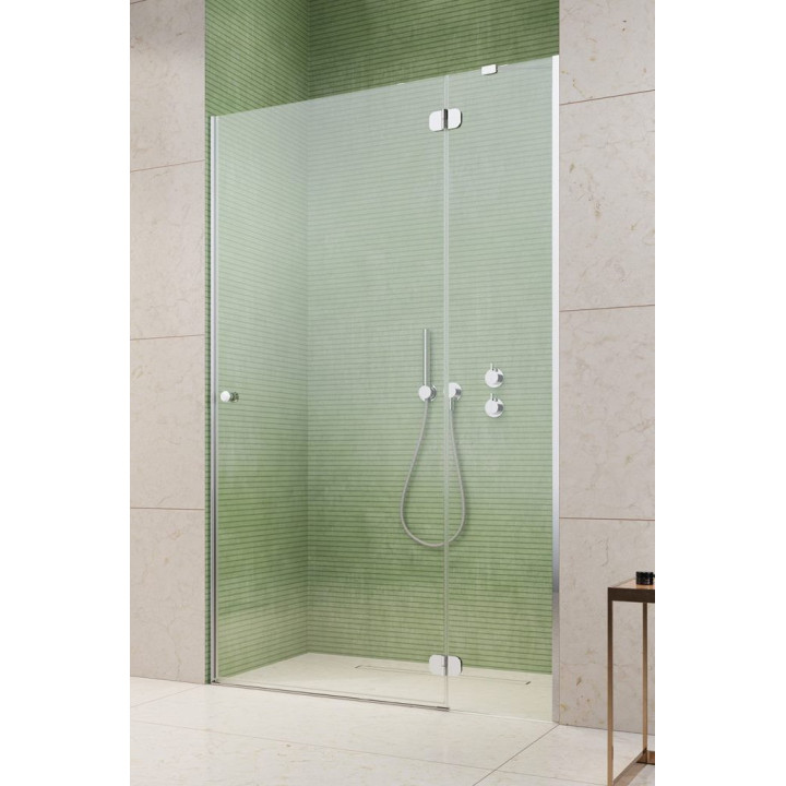 Duschkabine Radaway Torrenta KDD, 100x100cm, dwuskrzydłowa, Glas transparent, profil Chrom