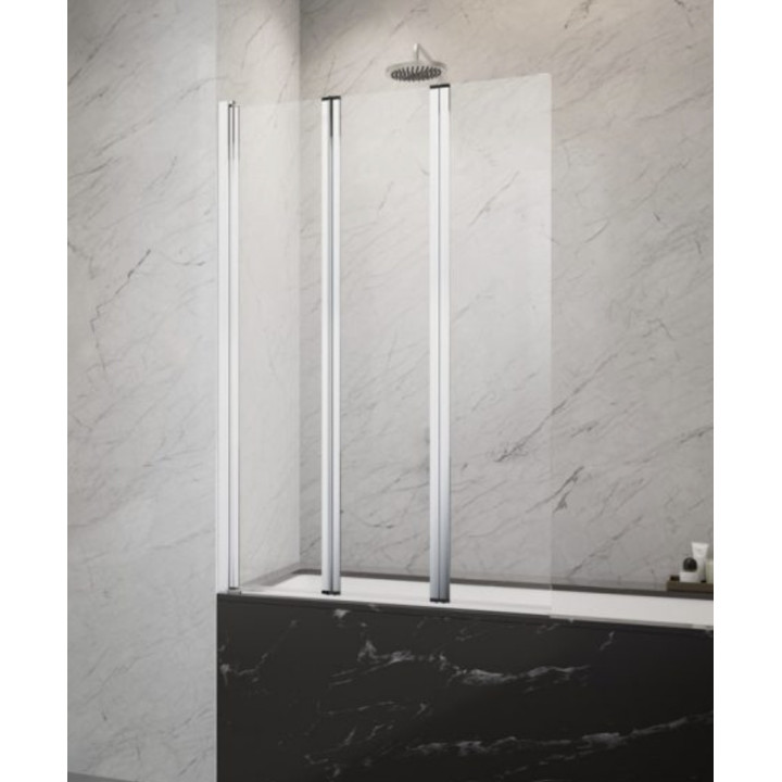 Parawan nawannowy Radaway Carena PND I, prawy, Glas transparent, 130x150cm, profil Chrom