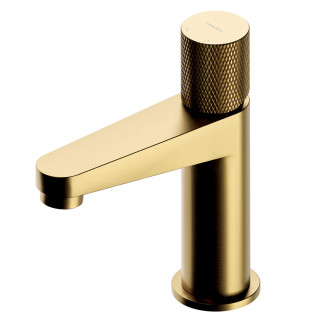 Waschtischarmatur Omnires Contour, stehend, Höhe 312mm, Auslauf 170mm, golden szczotkowany