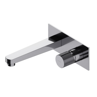 Waschtischarmatur Omnires Contour, stehend, Höhe 166mm, Auslauf 110mm, Chrom