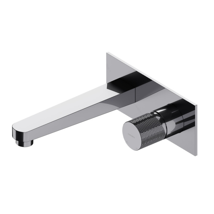Waschtischarmatur Omnires Contour, stehend, Höhe 166mm, Auslauf 110mm, Chrom