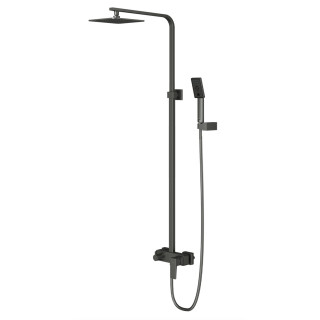 Thermostatisch Duschsystem Omnires Fresh, Unterputz, 3 wyjścia wody, Kopfbrause 25x25cm 2-Funktions-, Handbrause 3-Funktions, 4 