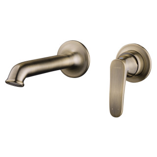 Waschtischarmatur Omnires Art Deco, Unterputz, Auslauf, 160mm, mit 2-Anschlüssen, Chrom