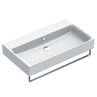 Wandwaschtisch Catalano New Premium, 100x47cm, z Überlauf, ohne Hahnloch, weiß Glanz