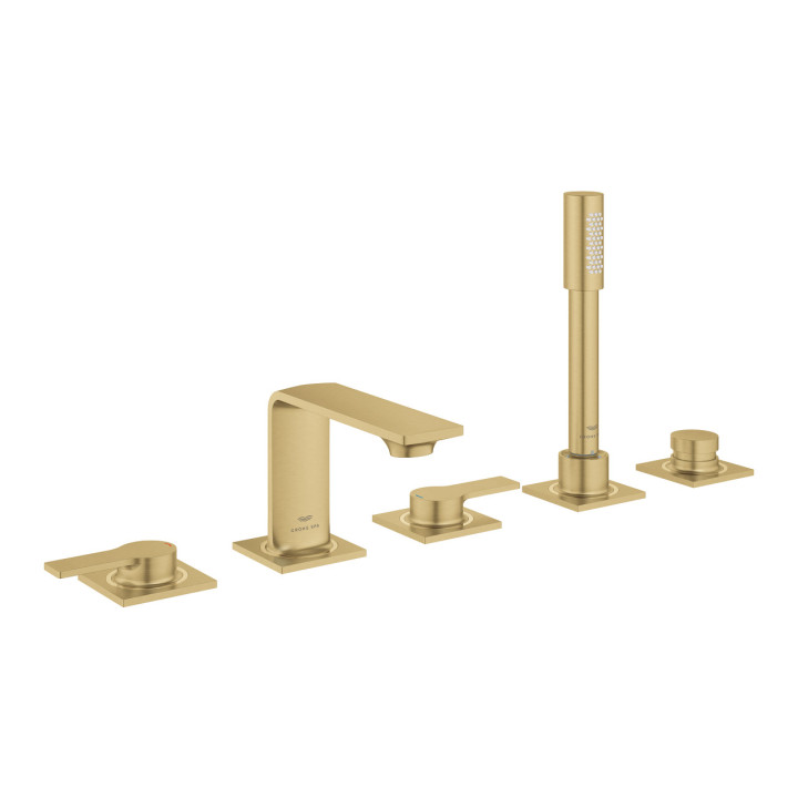 Wannenarmatur mit 5 anschlüssen Grohe Allure, w wyjścia wody, Auslauf 143mm, brushed warm sunset