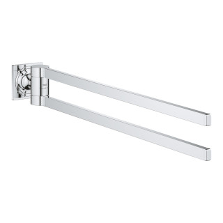 Halter doppelt Grohe Allure, 46cm, zur Wandmontage, obracany, Chrom
