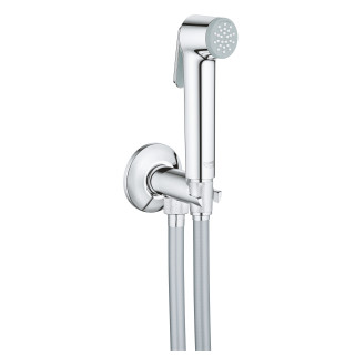 Set bidetowy mit Griff ściennym i Ventil kątowym Grohe Tempesta-F Trigger Spray 30, Unterputz, Chrom