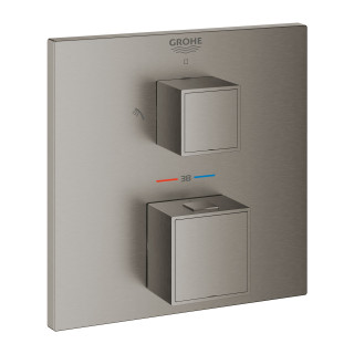 Brausearmatur thermostatisch Grohe Grohtherm Cube, Unterputz, dwa wyjścia wody, Chrom