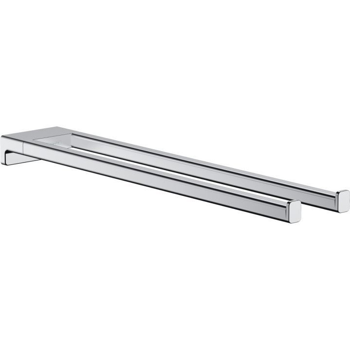 Halter für Handtücher Hansgrohe Logis zweiarmig - Nickel gebürstet