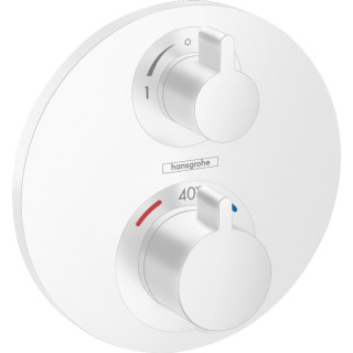Thermostatisch Armattur Brause- Hansgrohe Ecostat S, Unterputz, 2 wyjścia wody, schwarz matt