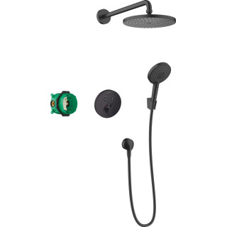Duschsystem Hansgrohe Raindance S 240 1jet ShowerSelect, Unterputz, Armatur thermostatisch, Kopfbrause 24cm, Handbrause 3-Funkti