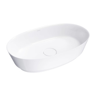 Aufsatzwaschtisch Omnires Neo M+, 60x36cm, ohne Überlauf, weiß Glanz