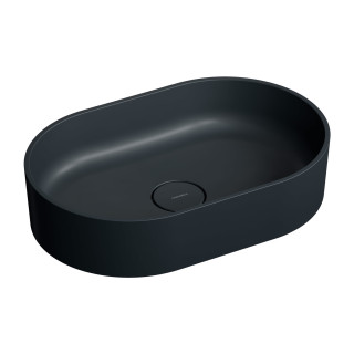 Aufsatzwaschtisch Omnires Shell M+, 60x35cm, ohne Überlauf, weiß Glanz