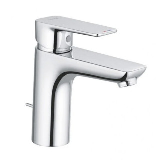 Waschtischarmattur Kludi Pure&Style, stehend, Höhe 135mm, ohne Ablaufset, schwarz matt