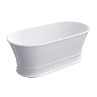 Badewanne freistehend Omnires Atena Classic M+, 175x80cm, weiß Glanz