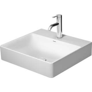Waschtisch mit unterschrank geschliffen Duravit DuraSquare, 80x47, ohne Hahnloch, weiß