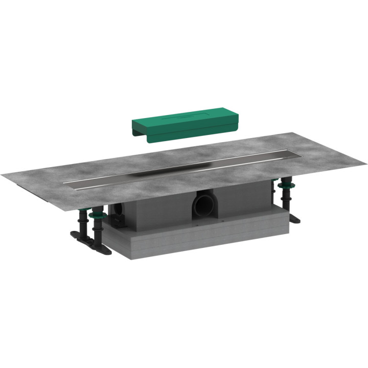 Set do montażu standardowego Hansgrohe uBox universal, 70 cm, für Ablaufrinne do wyłożenia płytkami