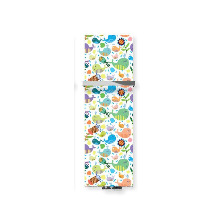 Grzejnik Terma Case 138,5x50 cm, mit Set zaworowym i głowicą termostatyczną - weiß/ Farbe- sanitbuy.pl