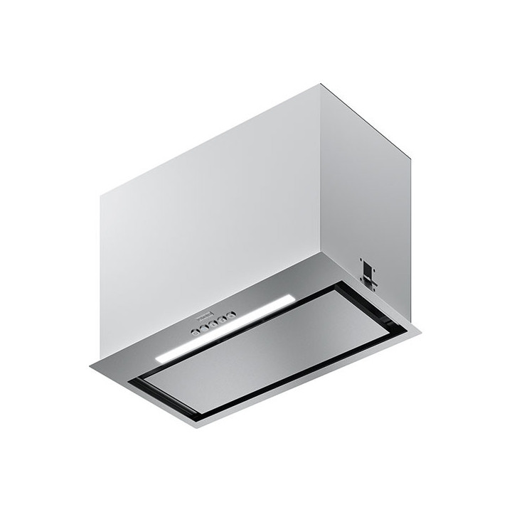 Okap wyspowy Franke CryStahl FCR 925 I TC BK XS LED, 90x60cm, Edelstahl/Schwarzglas