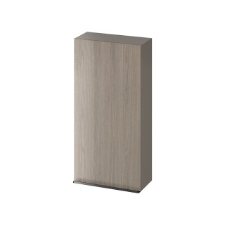 Hängeschrank Cersanit Virgo, 40cm, Tür uniwersalne, 3 półki, verchromt Halter, weiß