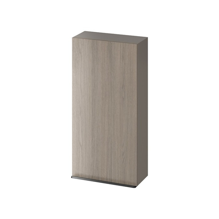 Hängeschrank Cersanit Virgo, 40cm, Tür uniwersalne, 3 półki, verchromt Halter, weiß