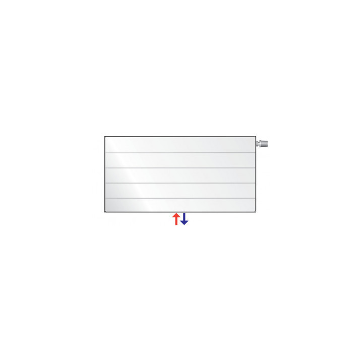 Grzejnik płytowy Kermi Plan-V typ 11, 60x50 cm - weiß standardowy