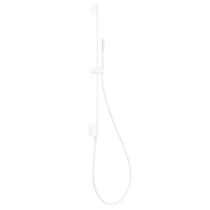 Dusch-set Tres, Haltegriff przesuwny 82cm z ujęciem wody, Handbrause 1-Funktions-, wąż, weiß matt