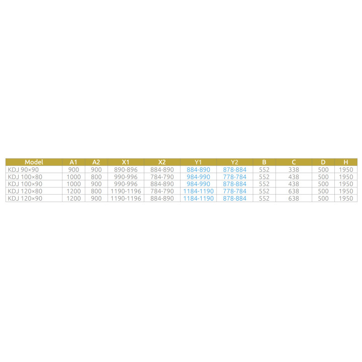 Schiebetür für die Nische Radaway Furo DWD 160, ze ściankami, 160x200cm, Glas transparent, profil Chrom