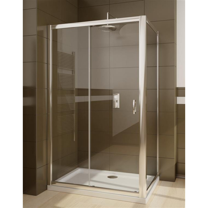 Seitenwand S 100 für die Kabinen prysznicowych Radaway Evo DW, 1000x2000mm, Glas transparent, profil Chrom
