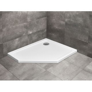 Duschwanne Radaway Kyntos F, 110x90, z konglomeratu, schwarz