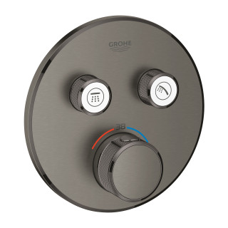 Unterputzarmatur Grohe Grohtherm SmartControl thermostatisch 2-Empfänger wody, polished nickel