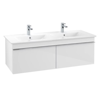 Schrank Unterbau- Villeroy&Boch Venticello, 466x590x400mm, uchwyty weiß, weiß matt
