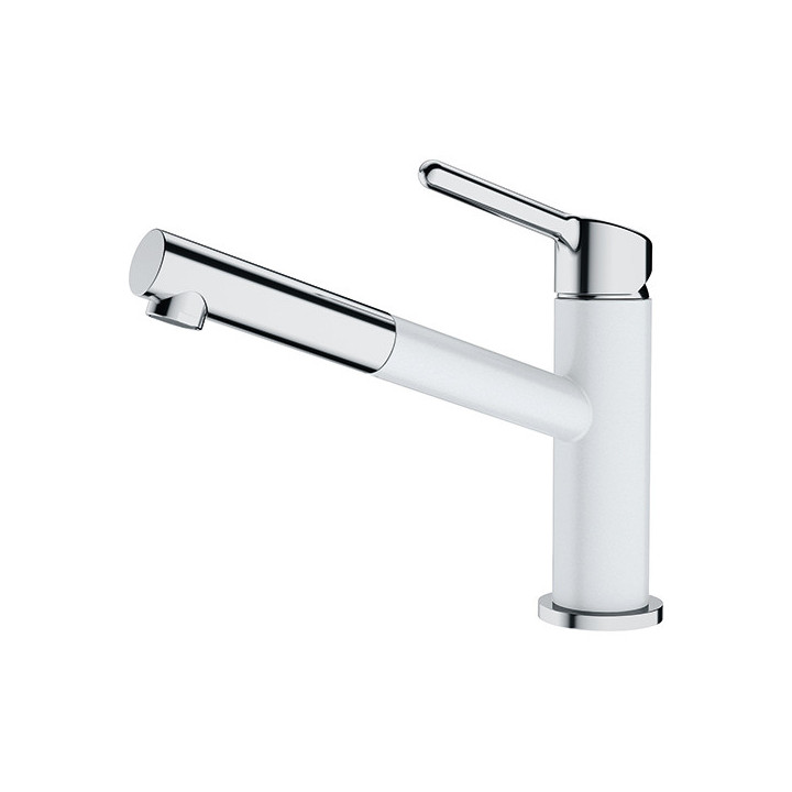 Küchenarmatur Franke Orbit, stehend, Höhe 21cm, wyciągana i obracana Auslauf, Chrom
