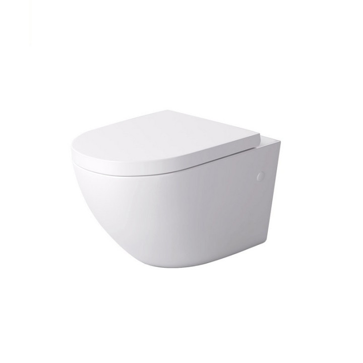 Becken WC hängend Massi Decos Rimless, Sitz woolnoopadająca slim, weiß