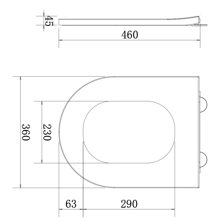Sitz WC Omnires Tampa, mit Softclosing, system łatwego wypinania, weiß Glanz