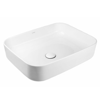 Aufsatzwaschtisch Oltens Hadsel, 50x40cm, bez przelewy, powłoka SmartClean, weiß