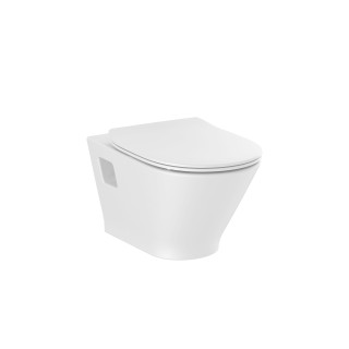 Becken für kompakt-wc WC Roca Debba Round, Abfluss poziomy, weiß