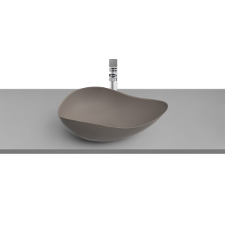 Aufsatzwaschtisch Roca Ohtake, 55x38,5cm, ohne Überlauf, FINECERAMIC, weiß