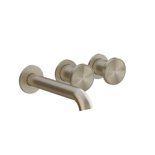 Wannenarmatur mit 4 anschlüssen Gessi Origini, stehend, 2 wyjścia wody, Dusch-Set, Chrom