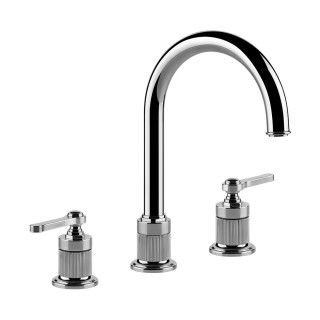Waschtischarmatur mit 3 anschlüssen Gessi Venti20, stehend, Höhe 155mm, korek automatyczny, Chrom