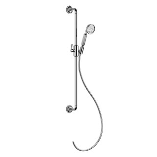 Dusch-set Gessi Venti20, Aufputz-, Haltegriff z Handbrause, wężem 150cm i przyłączem kątowym, Chrom
