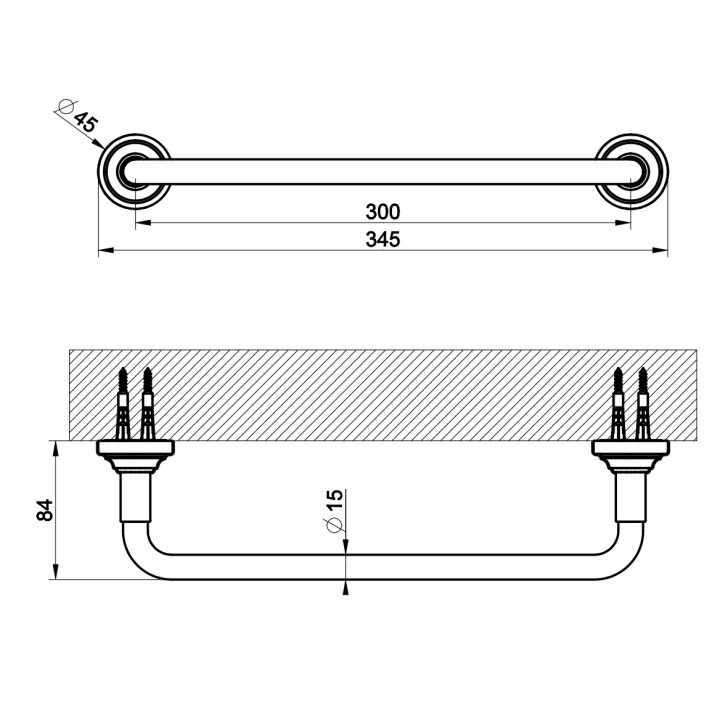 Papierhalter Gessi Venti20, mit Deckel, Chrom