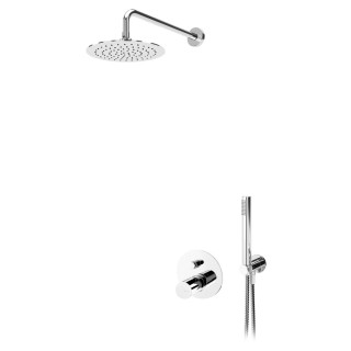 Dusch-set Bruma Leaf, Unterputz, 2 wyjścia wody, sunrise PVD