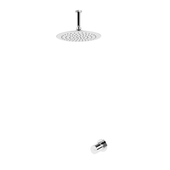Dusch-set Bruma Avalon, Unterputz, 1 wyjście wody, Kopfbrause 250mm mit Arm ściennym, Chrom