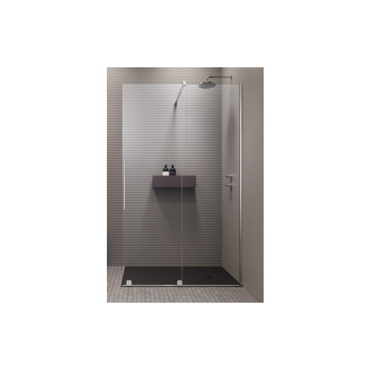 Radaway Furo Kabine Walk-in 120x200cm links Glas transparent 10106638-01-01L/10110594-01-01