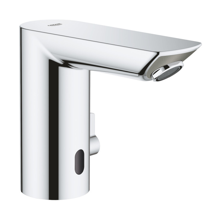Elektronisch Armatur Infrarot mit Mischer i ogranicznikiem temperatury, Grohe BAU COSMOPOLITAN E - Chrom