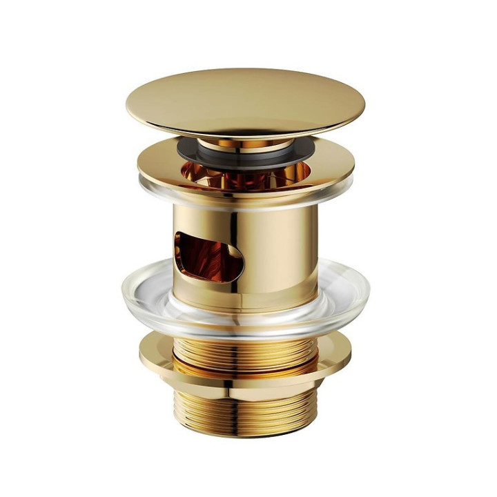 Ablaufgarnitur umywalkowy Cersanit Inverto Oval - golden