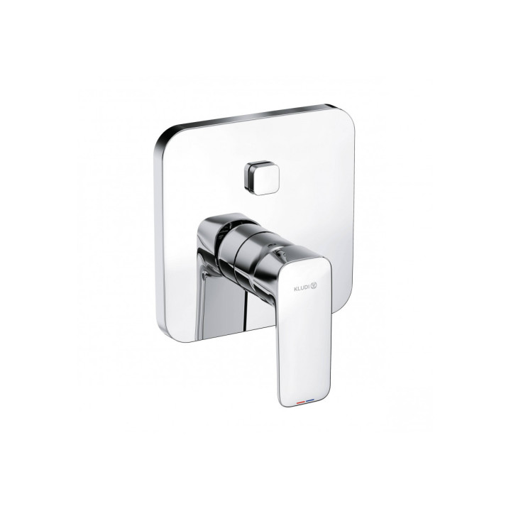 KLUDI PURE&STYLE Unterputz Armatur für die Wanne und die Brause PUSH & SWITCH